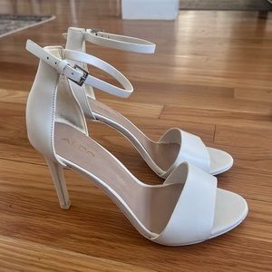 Aldo White High Heels - Size 6.5